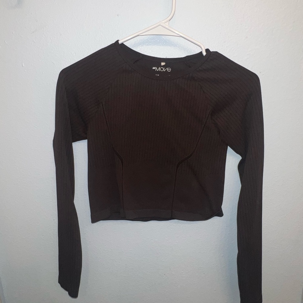 Dark Brown H&M Workout Top